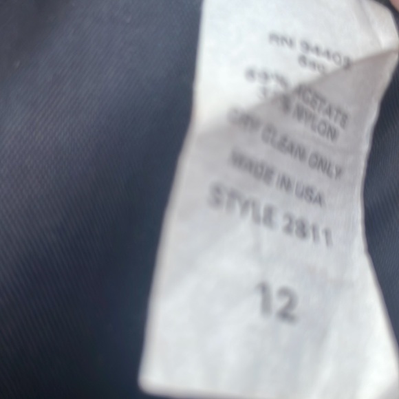 Vintage  80’s  Organza / Velvet Ballgown. sz 12 - Picture 7 of 7